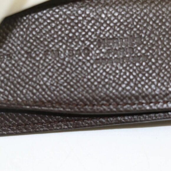 HERMÈS 95 H Guillochee Buckle Reversible Belt Noir/Silver Leather Strap - Picture 5 of 15